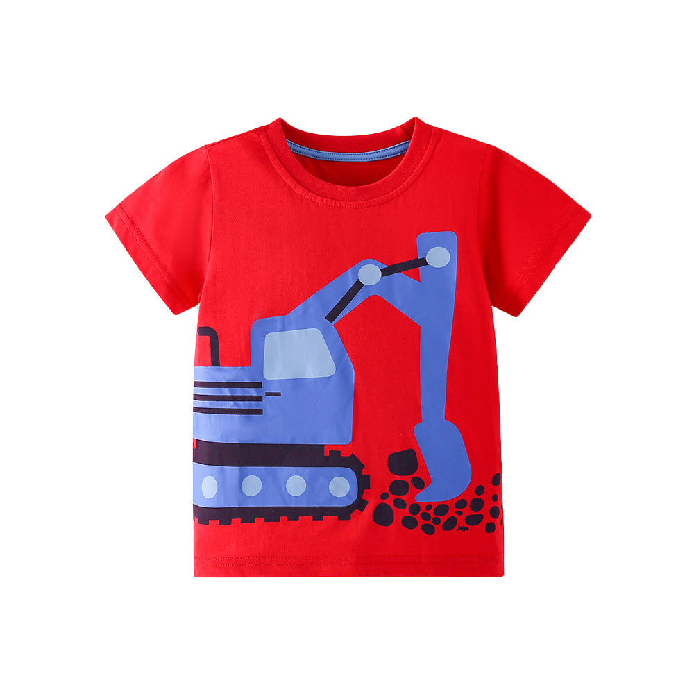 T-shirts à manches courtes pour enfants de printemps d'été