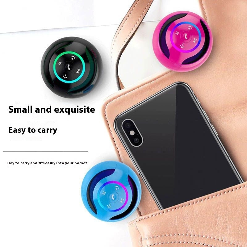 Lumière colorée Bluetooth Audio Super Dynamic Bass Boost Portable Petit haut-parleur Mini High S