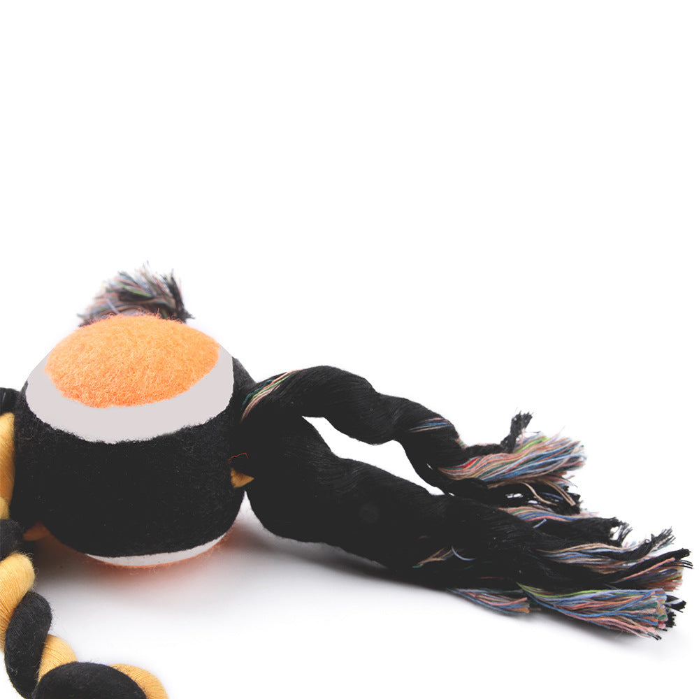 Molar Dents Nettoyage Halloween chien Chewing Rope Tennis Ball