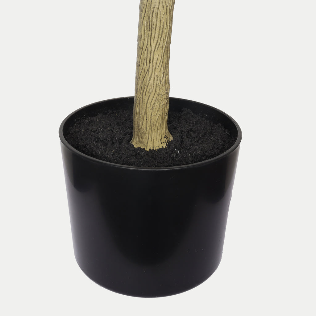 5FT Bougainvillea artificielle Arbre avec pot en plastique noir