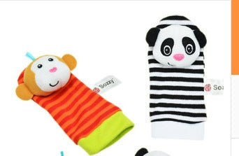 Chaussettes croustillantes en peluche d'animaux