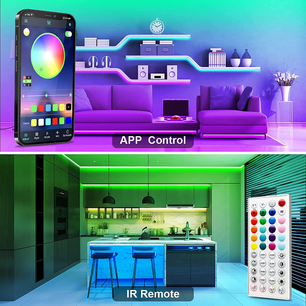 RGB Musique Bluetooth Intelligent bande lumineuse LED basse tension