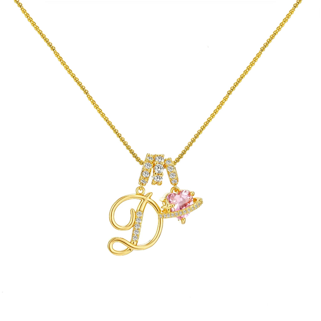 Dopamine 26 Anglais lettre collier fille légère luxe minorité haut sens