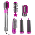 5-en-1 Air Comb Curling Fer Styling Comb sèche-cheveux