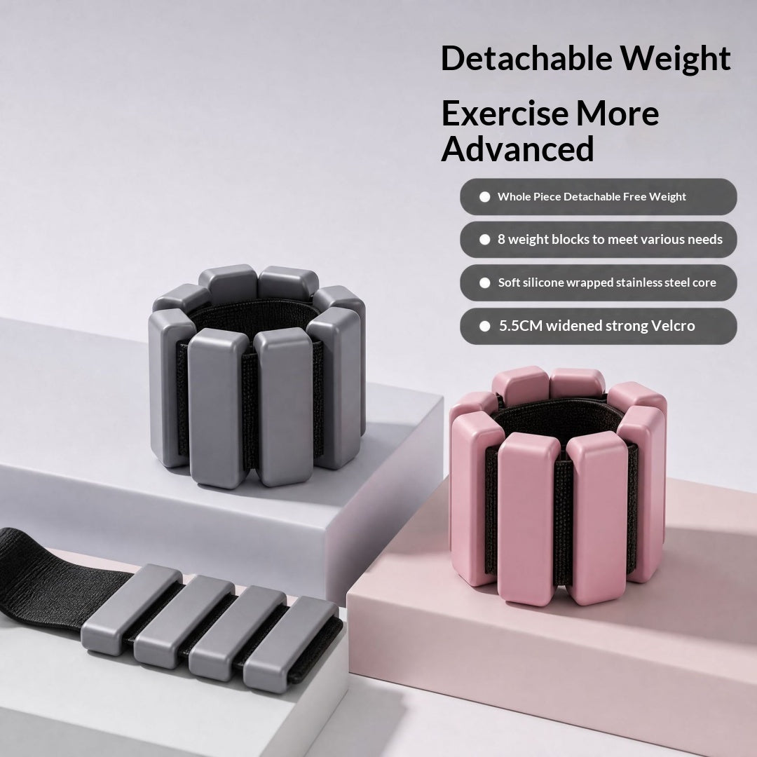 Bracelet en silicone de fitness à roulement de poids