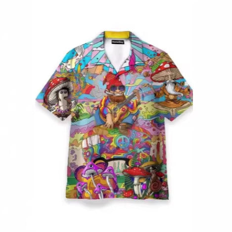 Chemise Homme Sporty Casual à manches courtes