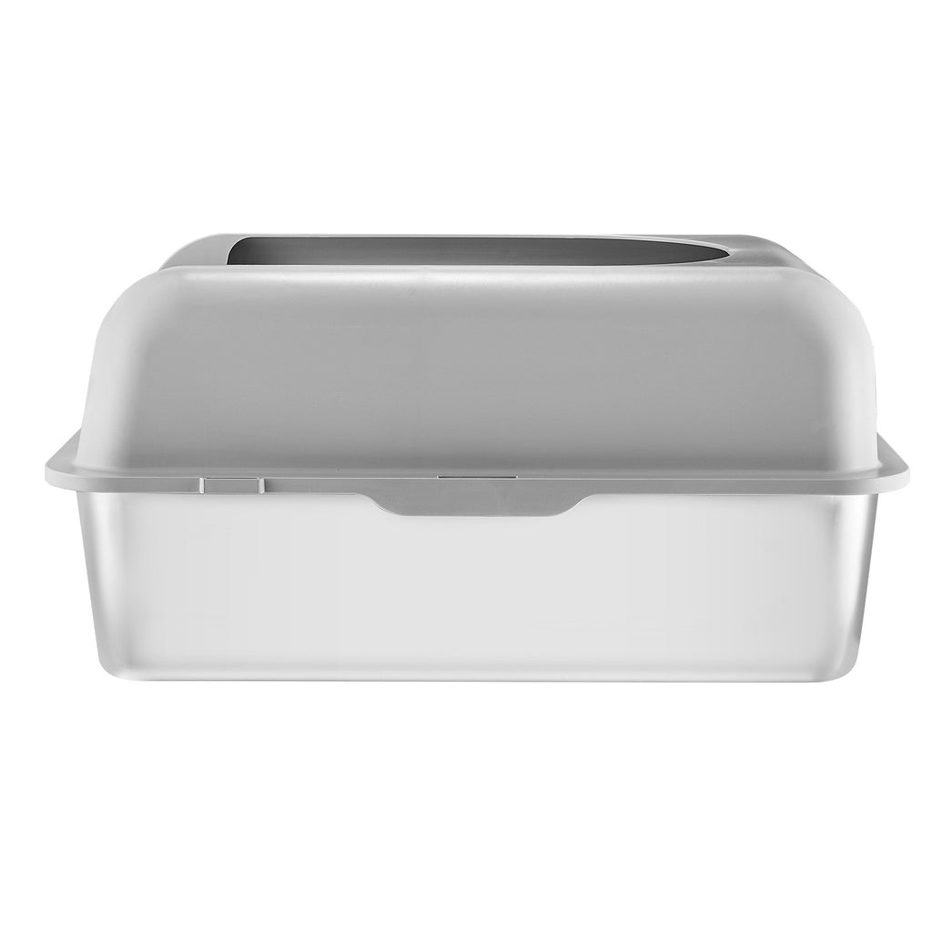 VEVOR 6 Boîte à litière pour chat profond Boîte à litière sans or avec panneau filtrant
