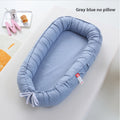 Ins Corée du Sud Portable Baby Bed In Bed Coton Couleur solide