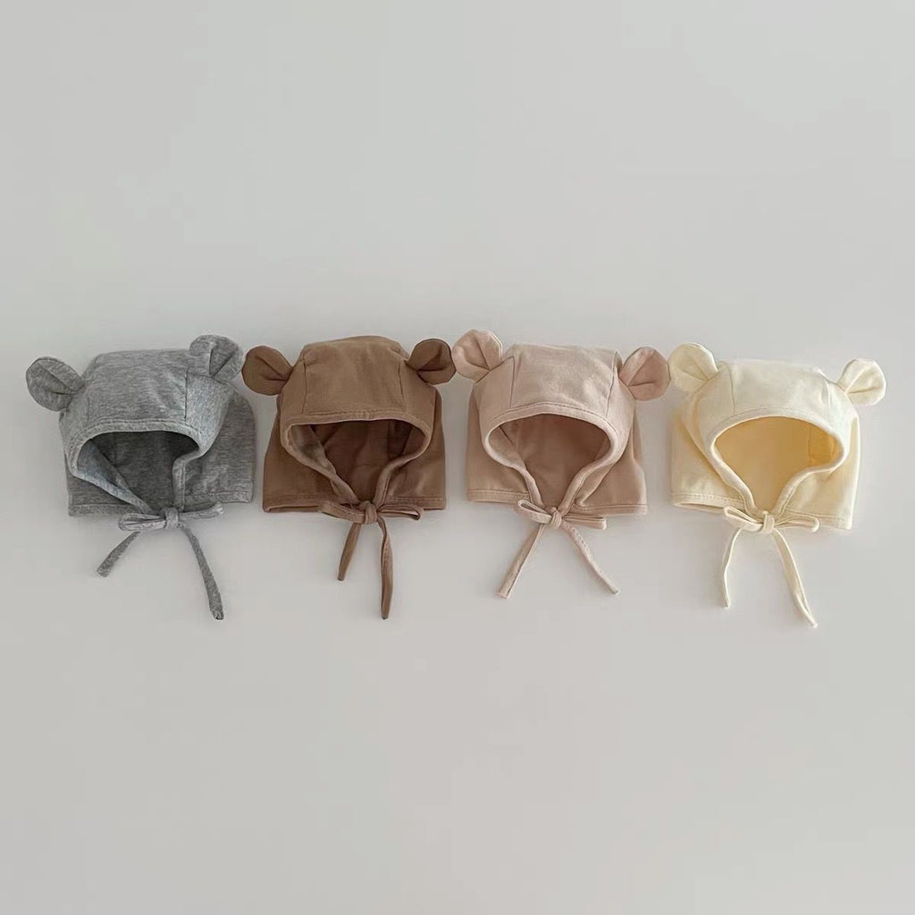 Chapeau bébé et bébé pour le printemps et l'automne avec protection des oreilles pour les nouveau-nés