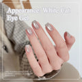 Ms Rainbow Starry Série Magnetic Cat Eye Gel Polonais - Gris Misty Convient pour les ongles bricolage