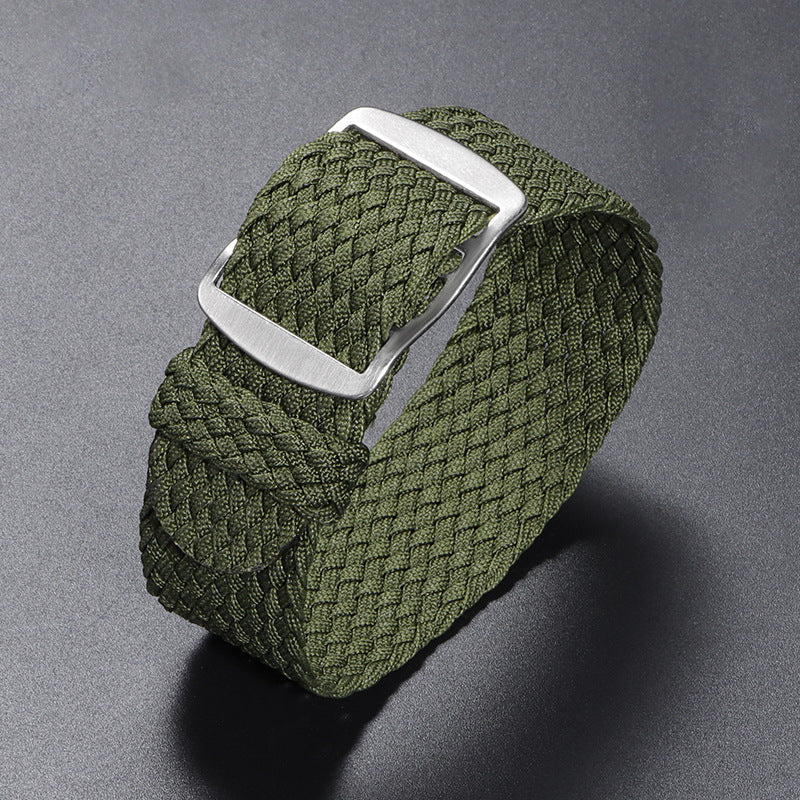 Bracelet de montre en nylon tissé pièces sur toile bracelet de montre