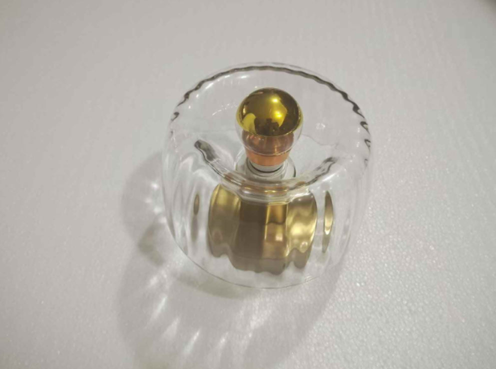 Lampe murale d'art décoratif en verre à LED moderne et moderne