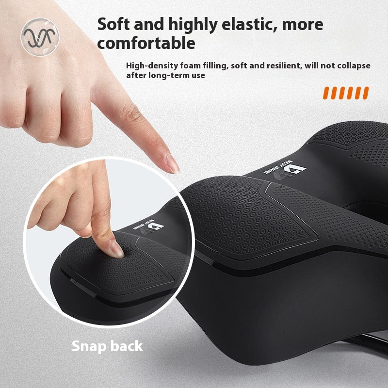West Rider Bike High Elastic Sangle Saddle Confortable Vélo Cyclisme