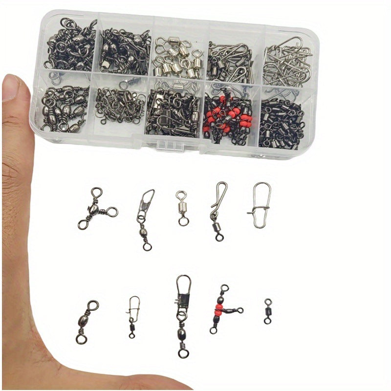 175 pièces connecteur de pêche roulement à billes en boîte