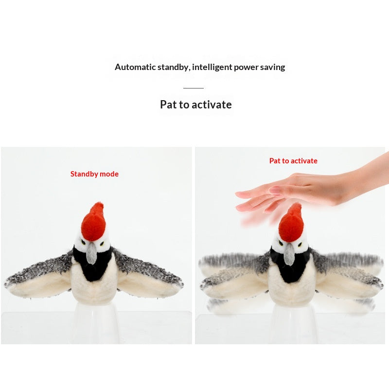 Electric woodpecker pet supplies