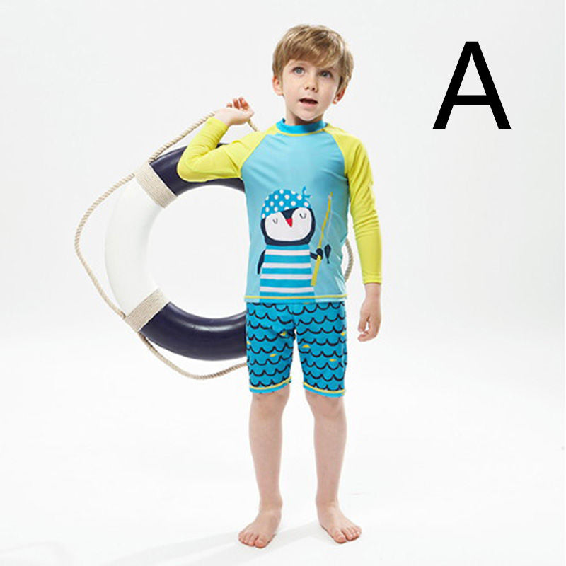 Maillot de bain pour enfants Garçons Split Garçon Maillot de bain à séchage rapide