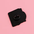 Cute Cartoon Peser Cat Metal Brooch Minimalist Design