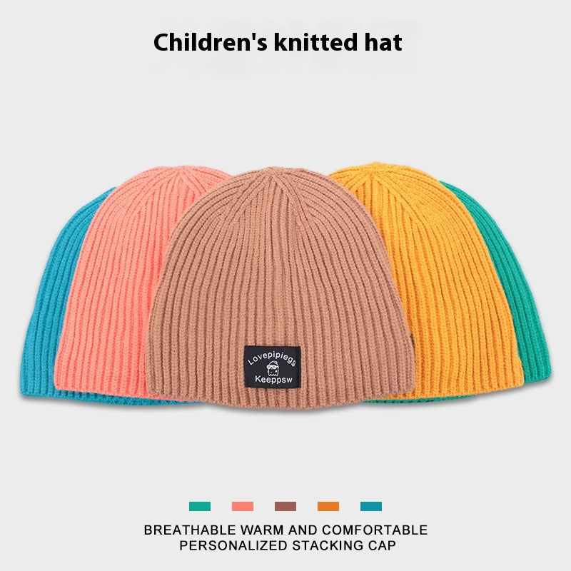 Mode simple Chapeau tricoté entièrement assorti
