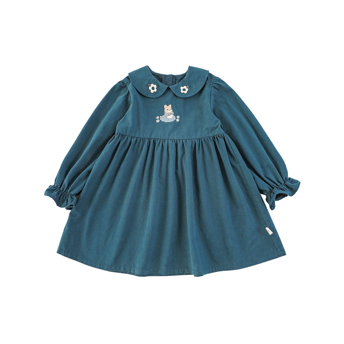 Robe de jeune fille à manches longues d'automne