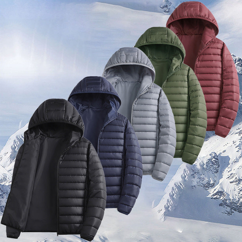 AutomneHiver chaud à capuche lisse coupe-vent étanche Sporty Casual Ribbed Top