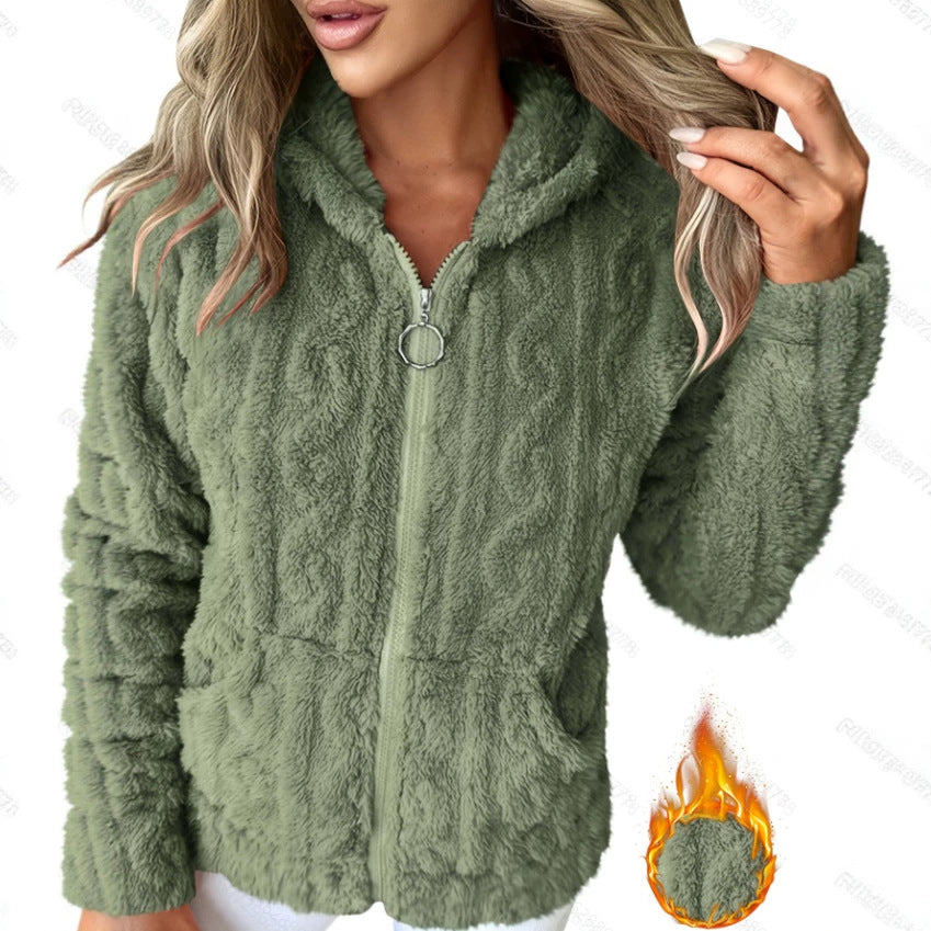 Veste Zip-up européenne et américaine automnehiver Hoodie