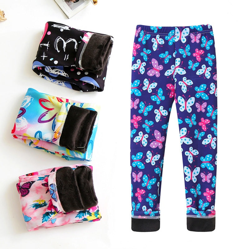 Filles Fine-Flannel PrintempsAutomne Vêtements de dessus Pantalons lait-viscose