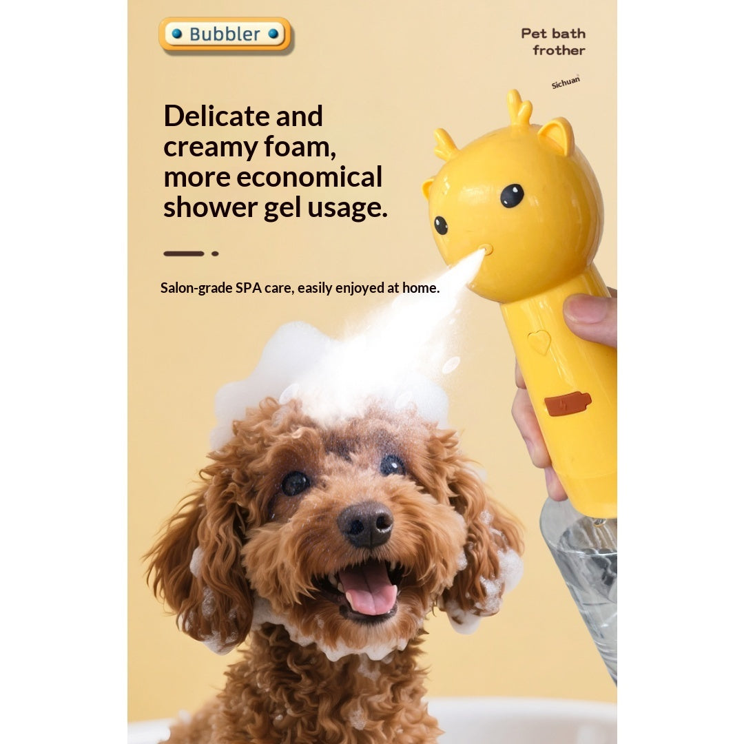 Distributeur électrique de mousse pour animaux de compagnie