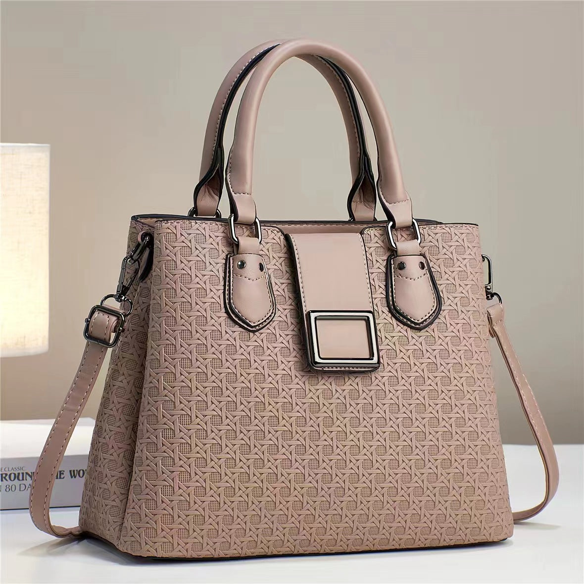 Sac à main embossé Fashionable et polyvalent Elégant Sac à épaule ou Crossbody