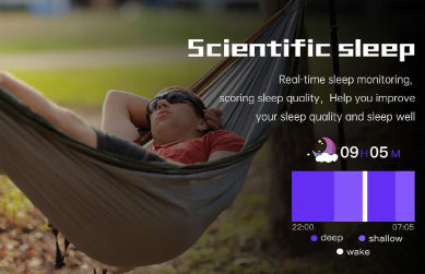 Smart Watch Détection de fréquence cardiaque multifonctionnelle Sommeil Homme