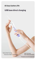 Brosse à dents rotative rechargeable pour les hommes et les femmes