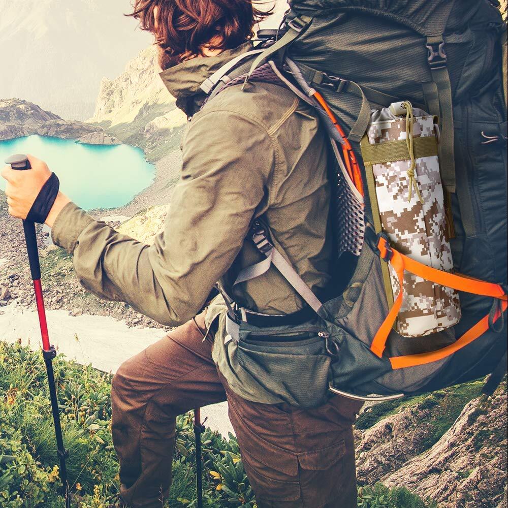 Bouteille d'eau filtrée de 26 oz de 750ml avec paille de filtre pour camping en plein air