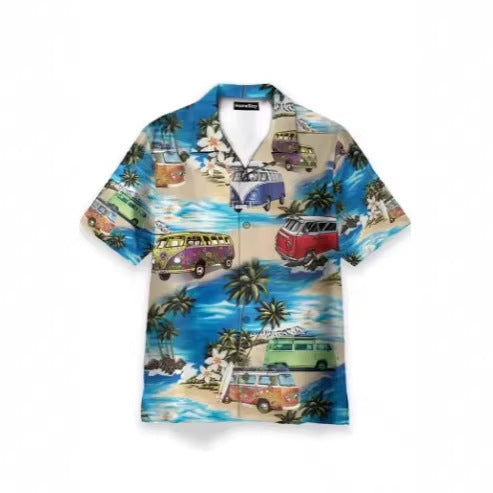 Chemise Homme Sporty Casual à manches courtes