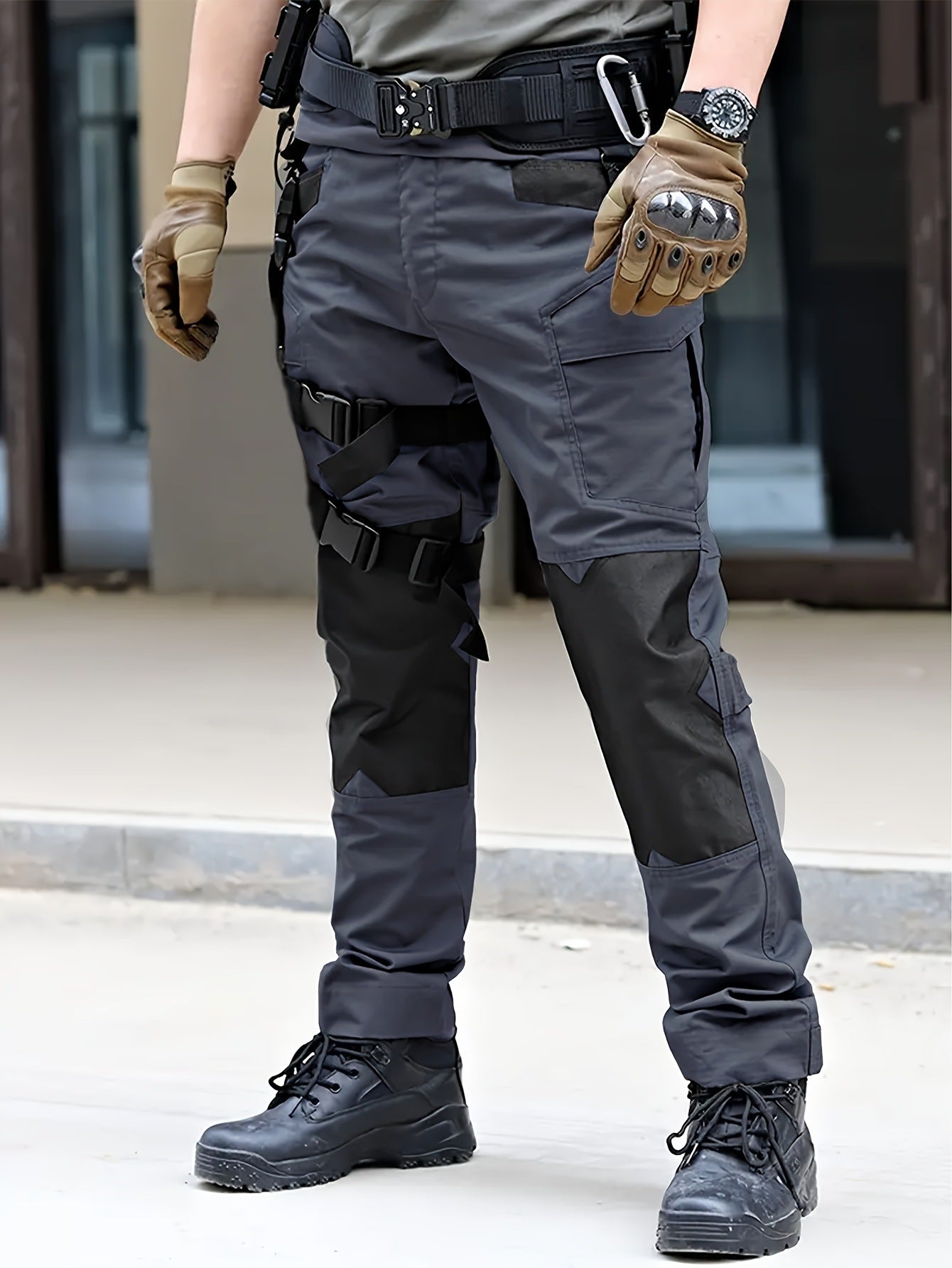 Hommes Entraînement de combat extérieur Pantalons de fret avec plusieurs poches