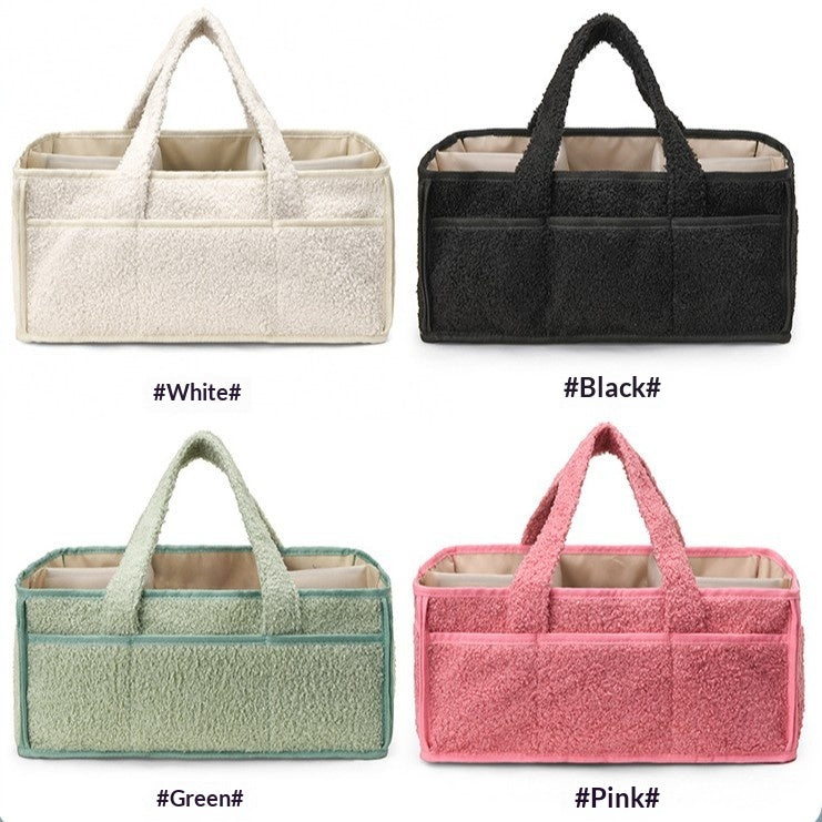 En peluche sac de maman bébé couches Organisateur sac de stockage de bouteille