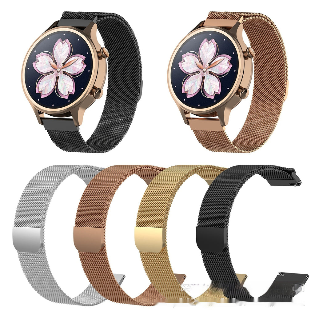 Applicable à Ticwatch C2 Bracelet Smart Milanis Bracelet magnétique 18mm