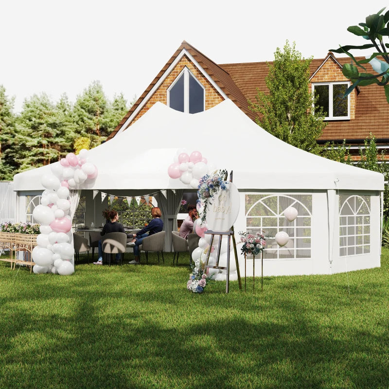 29' X 21' Canopy Party Event Tent avec 2 portes de recul