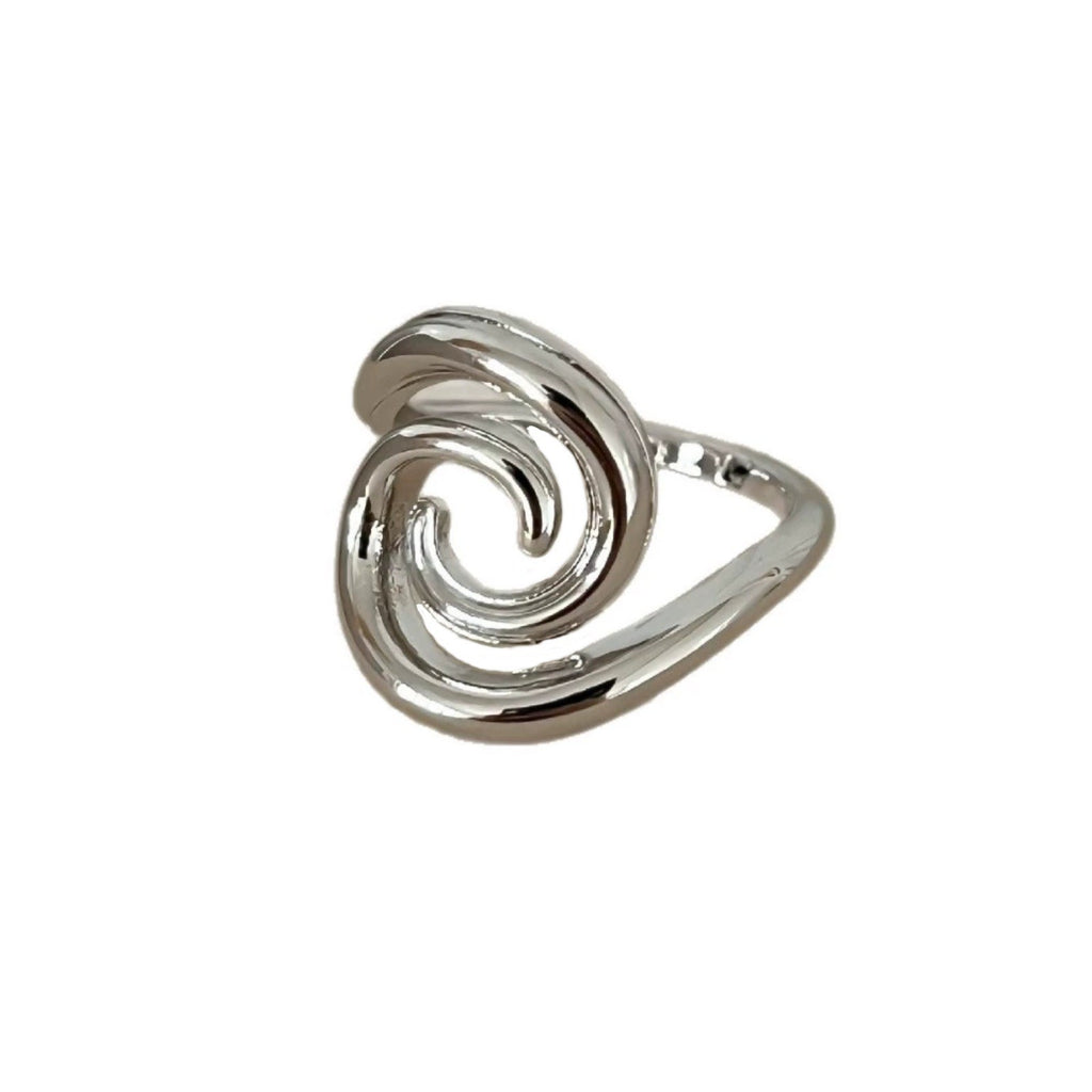 Femmes Minimaliste Ligne Circle Anneau ouvert
