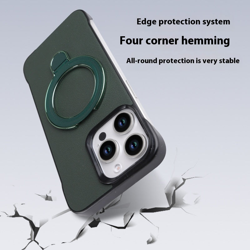 Couverture de protection sans cadre de boîtier de téléphone magnétique