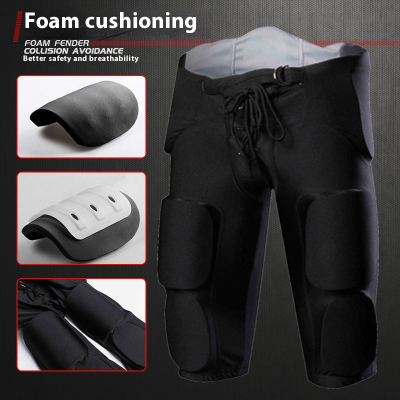 Pantalon d'entraînement anticollision de rugby de hockey pour hommes
