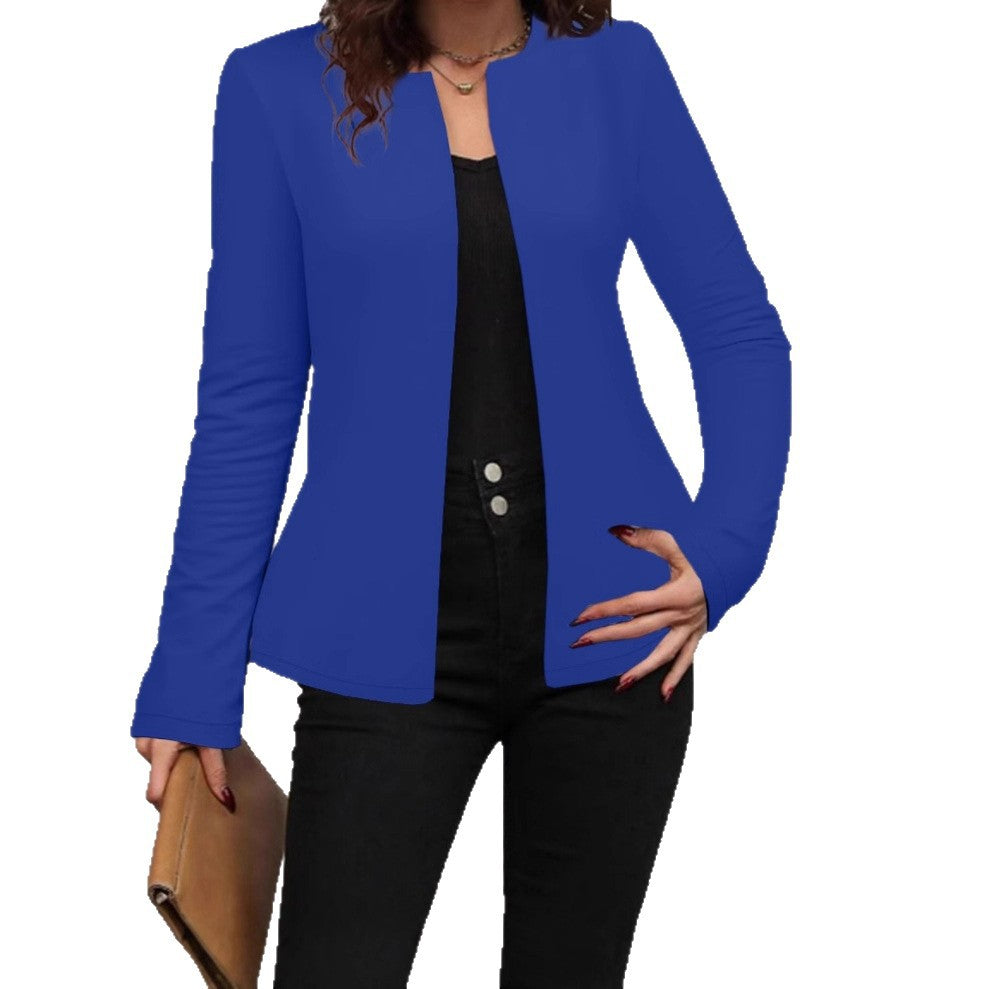 Veste polyvalente décontractée et mince pour femmes