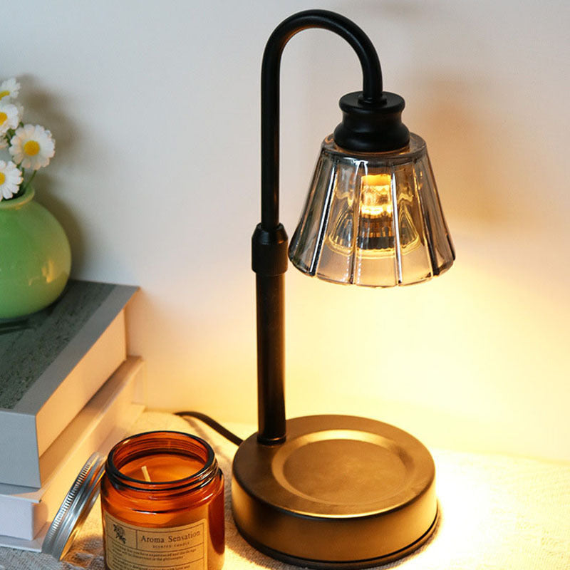 Aromatherapy Lampe à bougie de fusion de brûleur Lampe à bougie parfumée noire pour Amazon