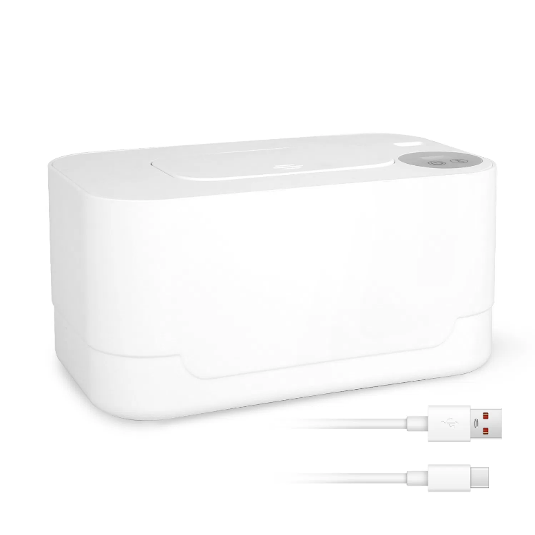 Réchauffeur d'essuie-tout bébé avec 3 paramètres de température Type C Powered Baby Wipes Dispenser avec