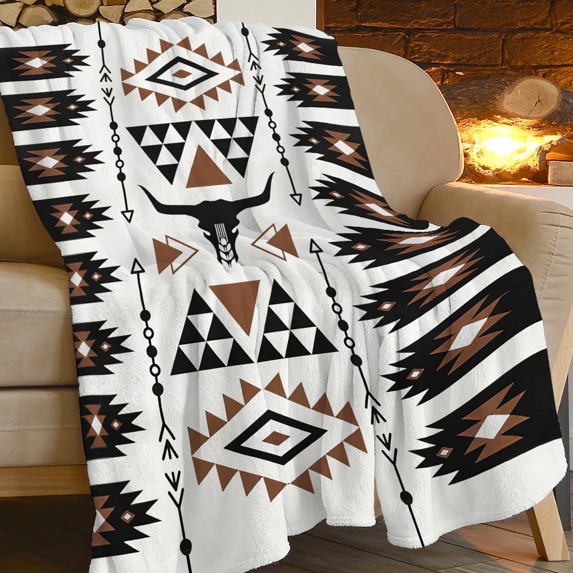 Blanket de style bohème pour literie confortable