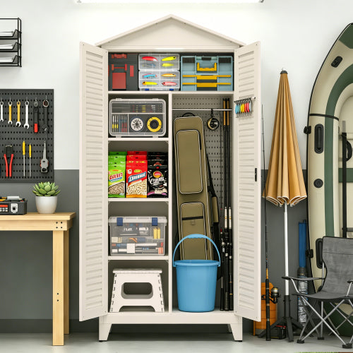 Spire79.1 Tall Metal Tool Storage Cabinet