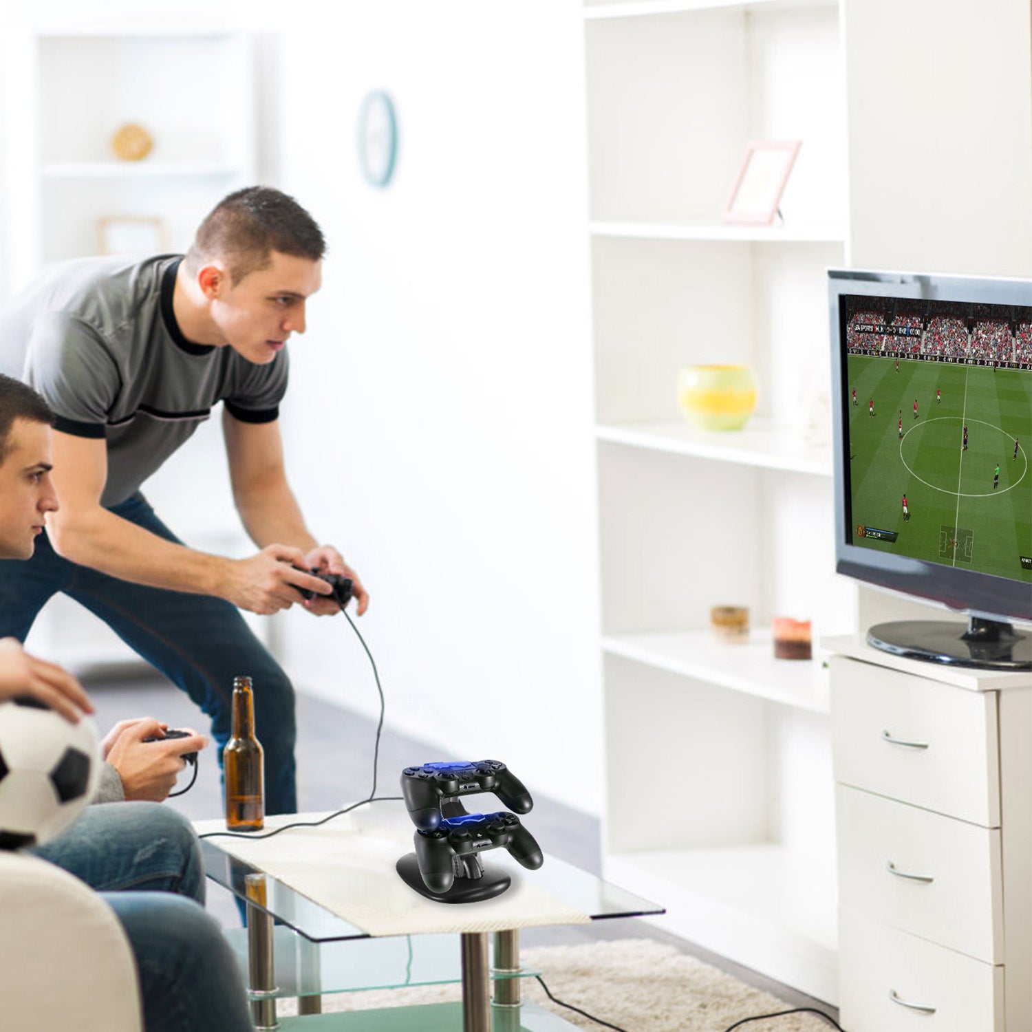 Support de chargeur USB double micro pour le contrôleur de gamepad Slim PS4 Pro-PS4