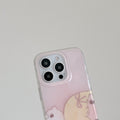 Puppy et Blonde fille étui de téléphone imprimé