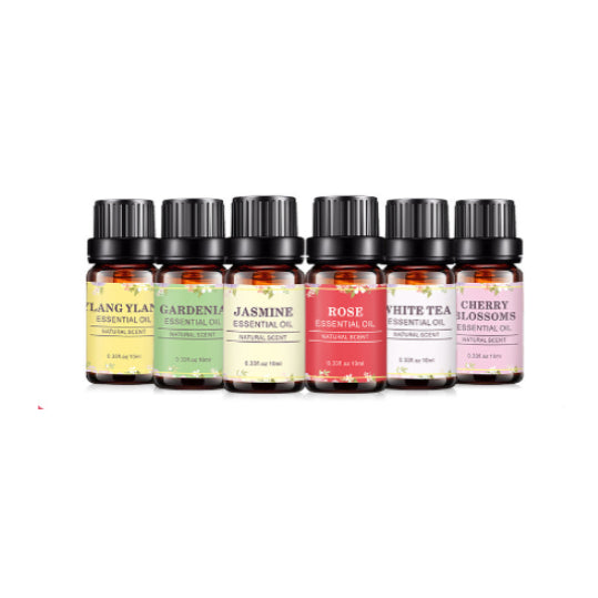 Aromatherapy huile ensemble de thé blanc Rose Gardenia unique huile essentielle fleur fragrance