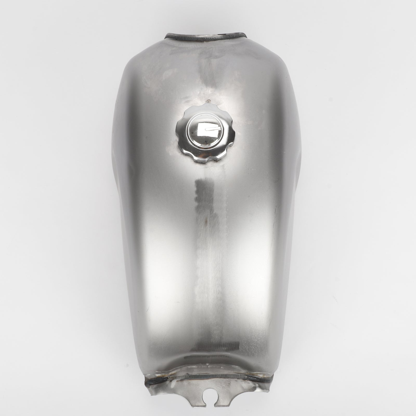 Réservoir universel de carburant Cafe Racer Argent 9L 2.4 Réservoir de carburant modifié de Gallons