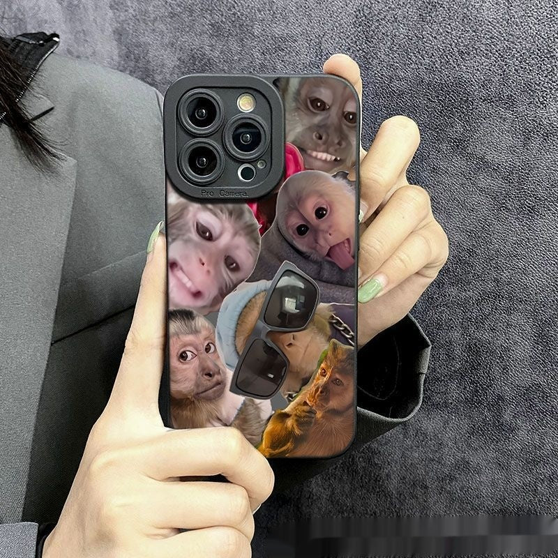 Trendy Monkey Phone Case 1112131416 étui protecteur 78XM