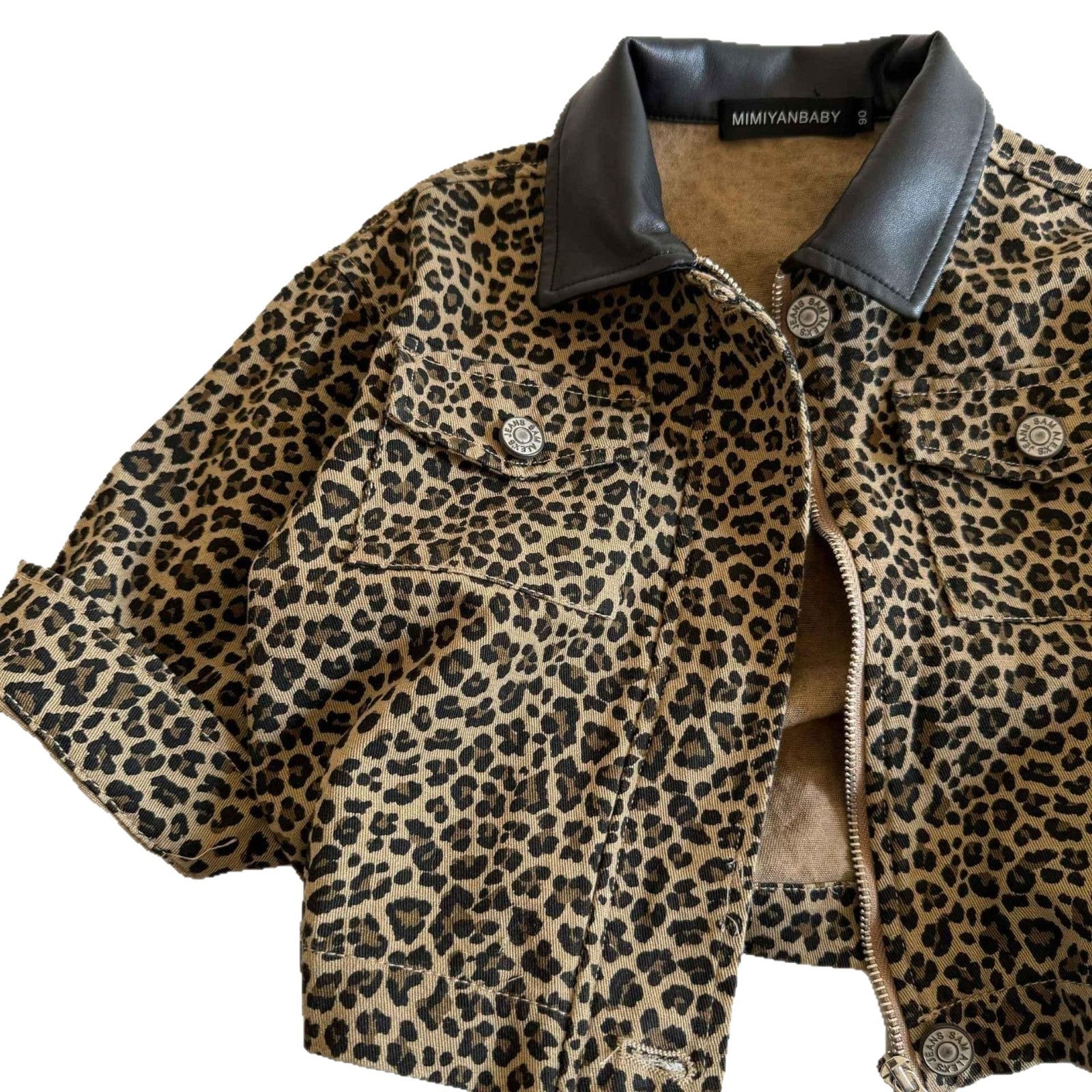 Casual Top tendance veste de poche bébé femmes élégant ins